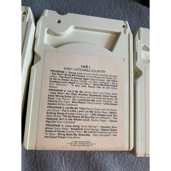 Easy Listening Country 8-Track 3 Tape Collection with Plastic Case - Picture 5 of 16